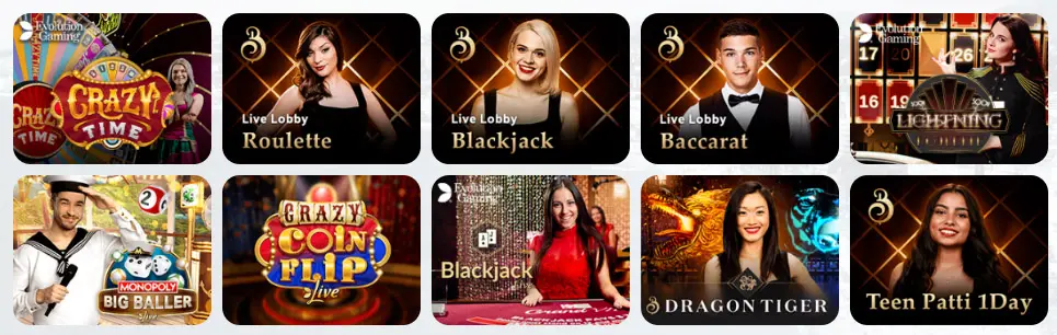 Jeux de casino en direct Lucky Elf Casino